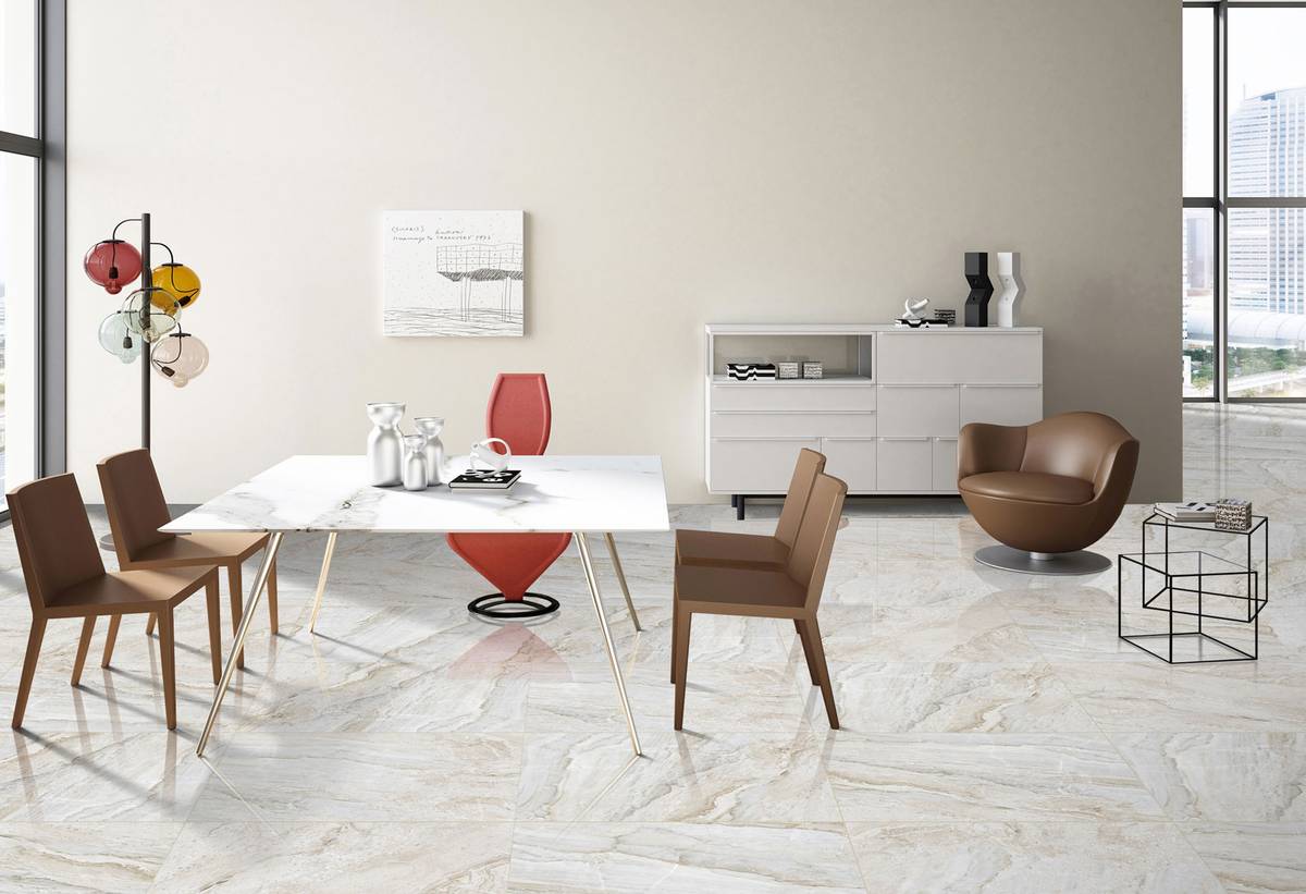 Staro Oasis Carrara полированный Керамогранит Staro Oasis Carrara 60x60 полированный имитация каррарского мрамора